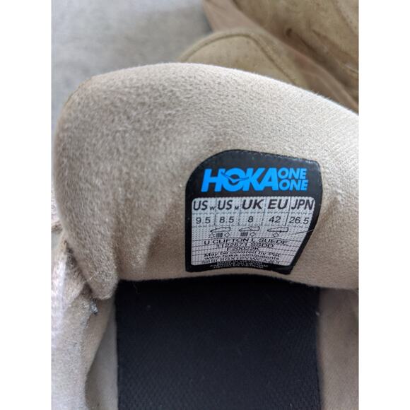 Hoka One One U Clifton L Suede Womens Size 9.5 Running Shoes - Picture 7 of 8